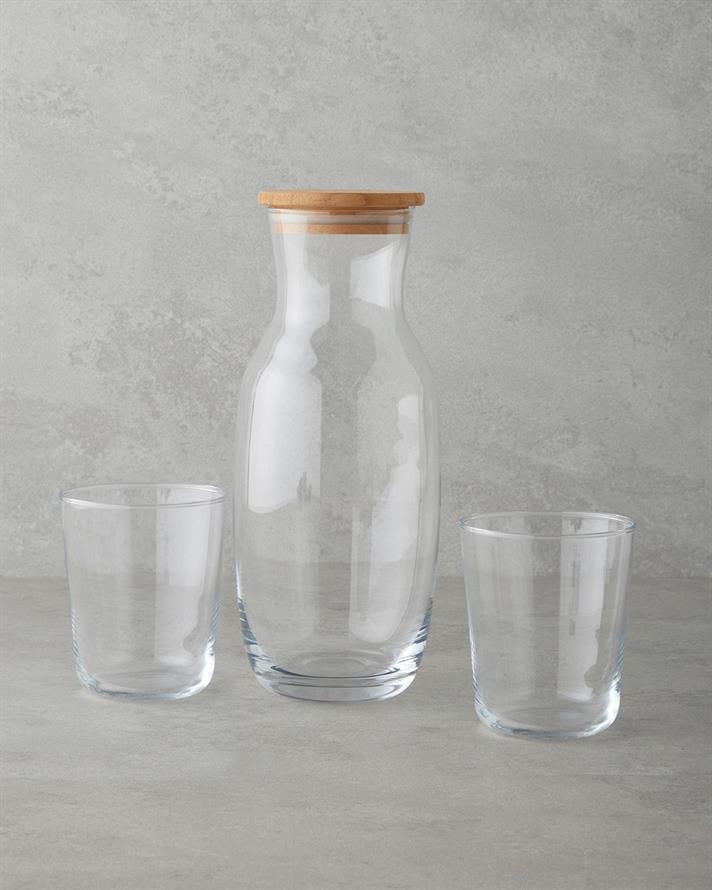 Luminous Cam 3 Parça Su Takımı 1000 ml + 315 ml Şeffaf