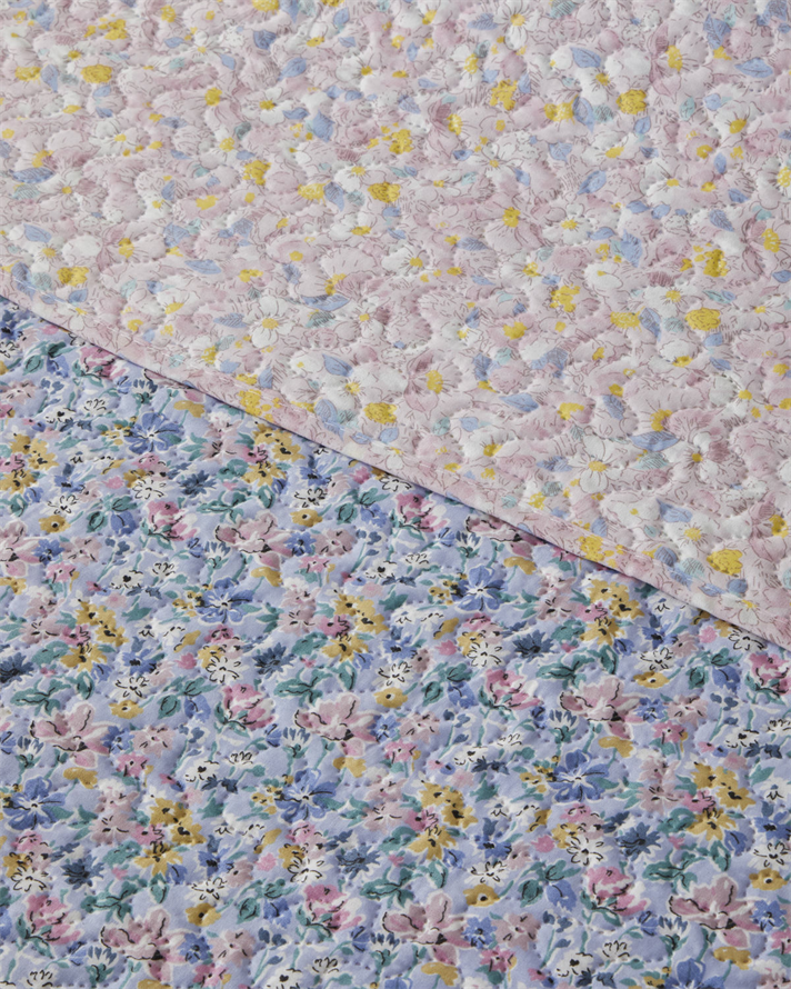 Lumira Fiorito  King Size Çok Amaçlı Örtü 220x240 cm Açık Mavi
