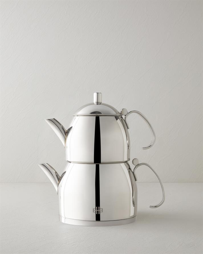 Lumos Çelik Çaydanlık Silver