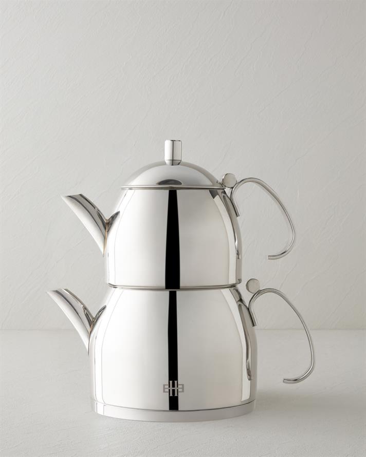 Lumos Çelik Çaydanlık Silver