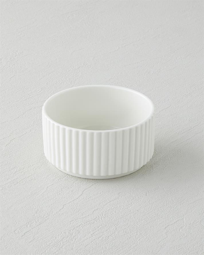 Lunara Porselen Çerezlik 10 cm Beyaz