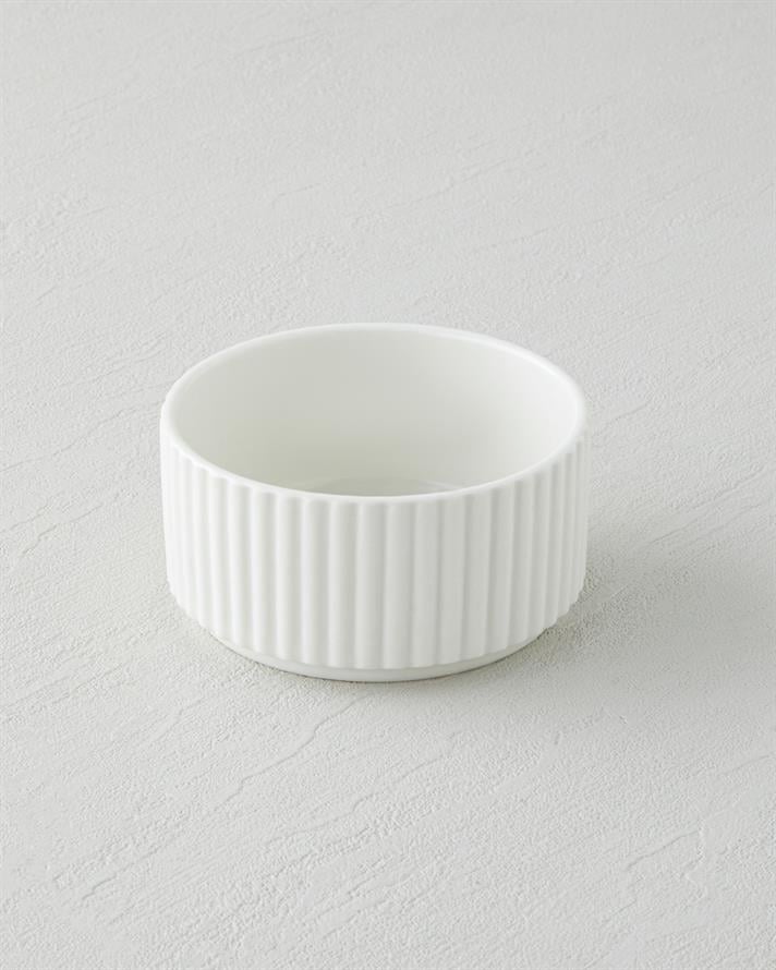 Lunara Porselen Çerezlik 10 cm Beyaz