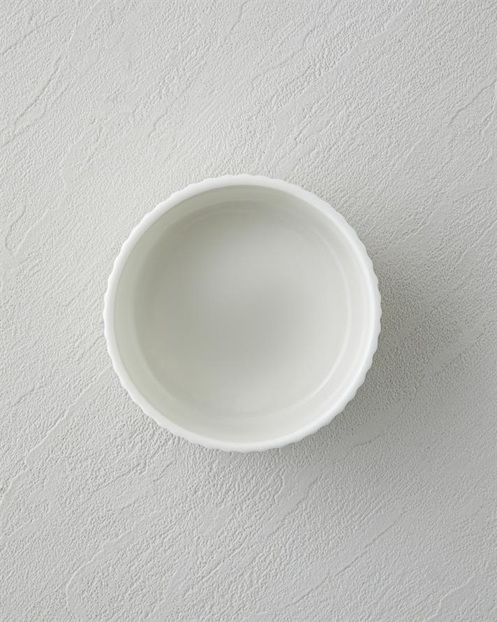 Lunara Porselen Çerezlik 10 cm Beyaz