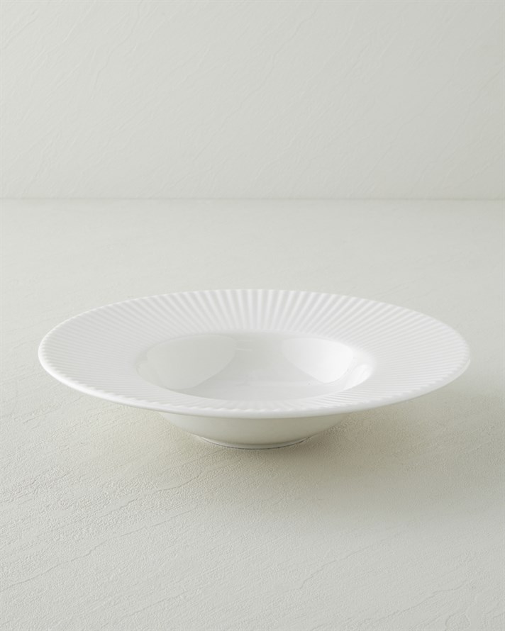 Lunara Porselen Makarna Tabağı 27 cm Beyaz
