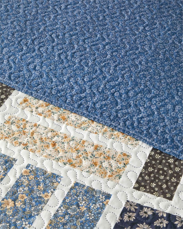 Lunaria Tek Kişilik Çok Amaçlı Örtü 160x220 cm Mavi