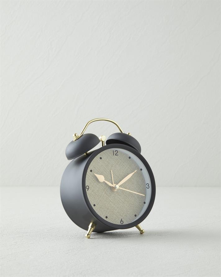 Lunel Masa Saati 13 cm Siyah