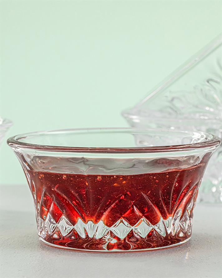 Lupa Cam 6lı Çerezlik 7,5 cm Şeffaf