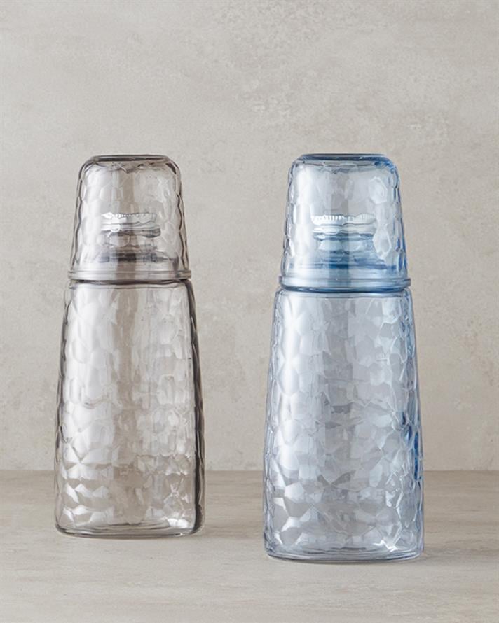 Lusana Cam Başucu Sürahi Antrasit