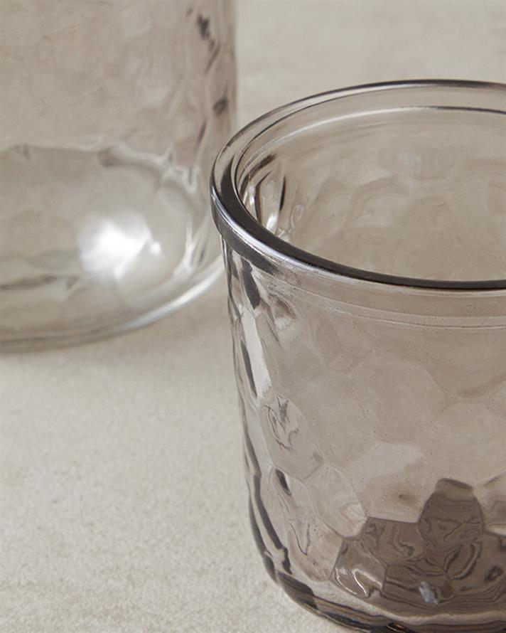 Lusana Cam Başucu Sürahi Antrasit