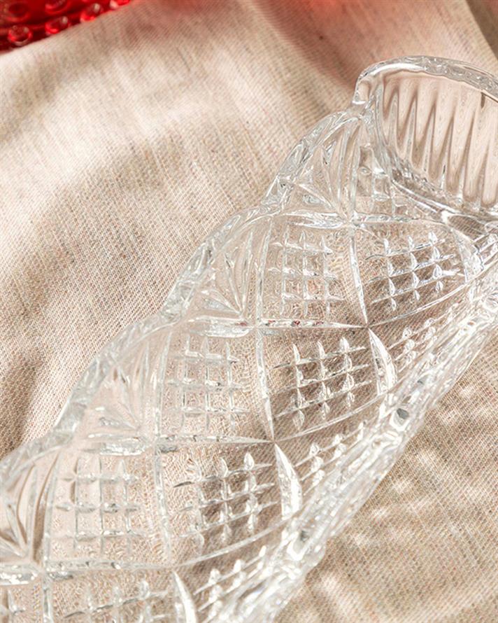 Lusi Cam Sunum Tabağı 24 Cm