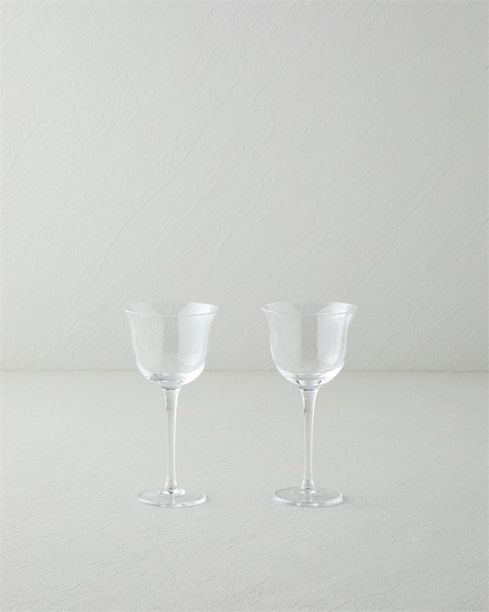 Lustrous Kristal 2’li Kahve Yanı Kadeh 115 ml Şeffaf