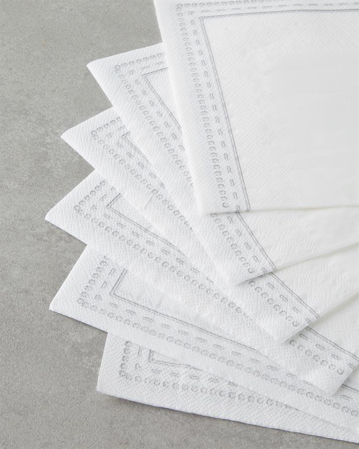 Luxe 20li Kağıt Peçete 33x33 cm Beyaz