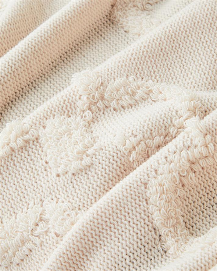 Luxwrap Triko Koltuk Şalı Açık Taş