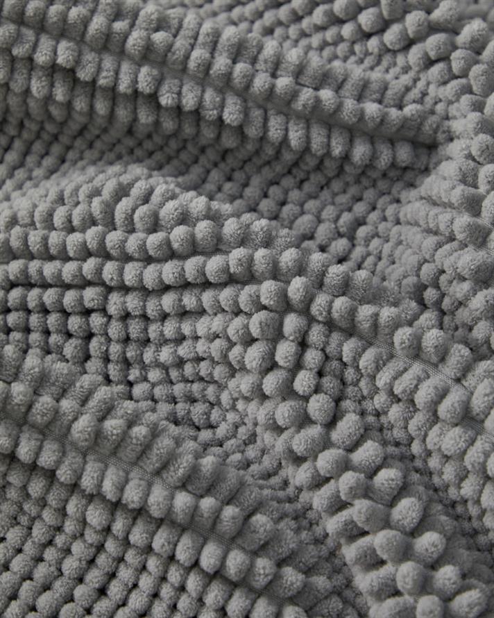 Macaroni Kaydırmaz Taban Banyo Paspası 50x80 cm Gri