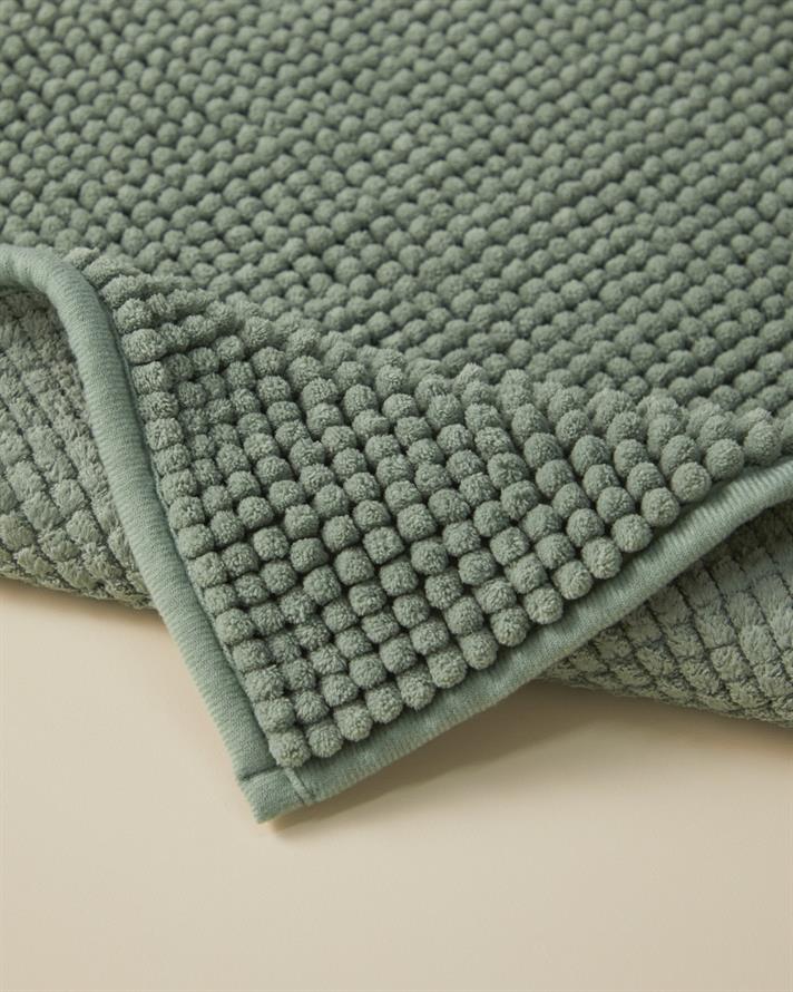 Macaroni Kaydırmaz Taban Banyo Paspası 50x80 cm Yeşil