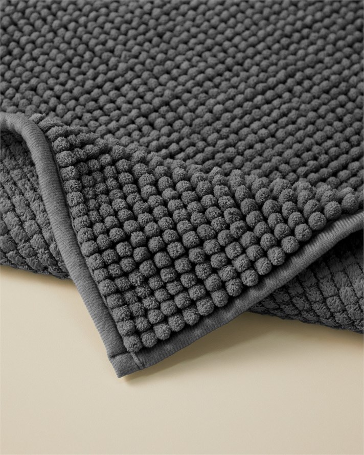 Macaroni Kaydırmaz Taban Banyo Paspası 50x80 cm Antrasit