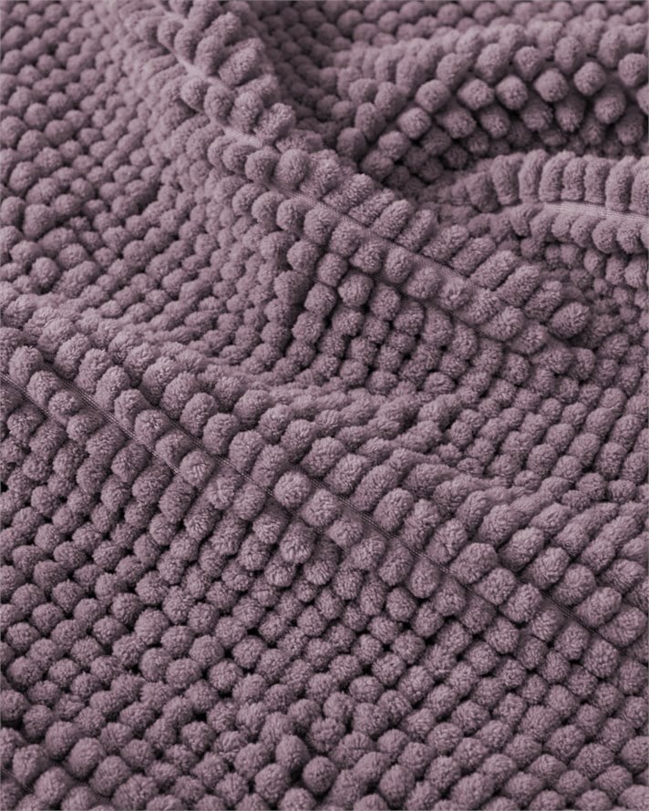 Macaroni Kaydırmaz Taban Banyo Paspası 50x80 cm Koyu Pembe