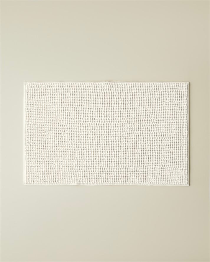 Macaroni Kaydırmaz Taban Banyo Paspası 50x80 cm Ekru