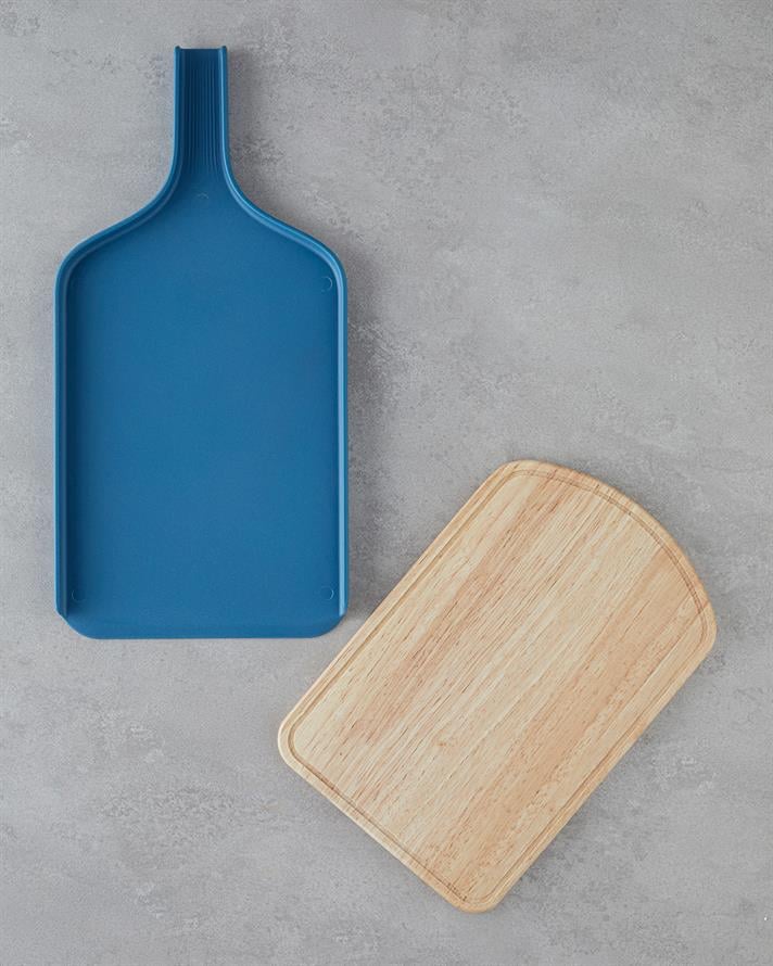 Maggy Ahşap Kesme Tahtası 30x20 cm Mavi