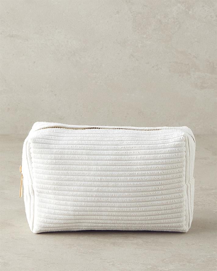 Maggy Makyaj Çantası Ekru