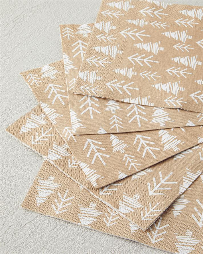 Magic Trees 20li Kağıt Peçete 33x33 cm Beyaz