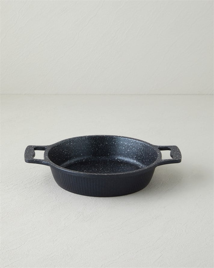 Maison Fleur Premium Döküm Sahan 20 cm Siyah
