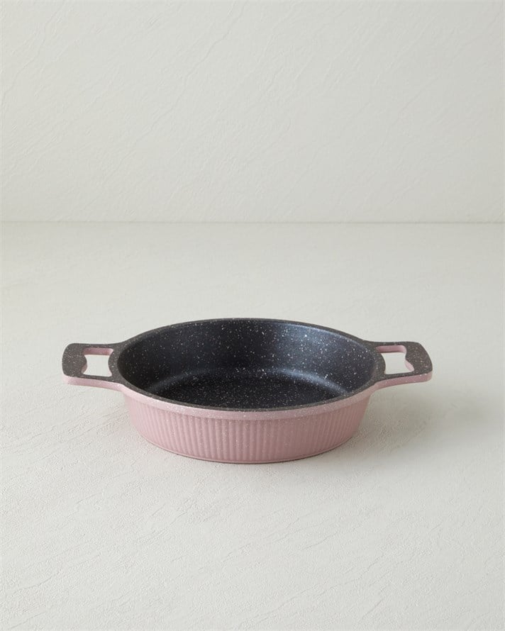 Maison Fleur Premium Döküm Sahan 20 cm Pembe