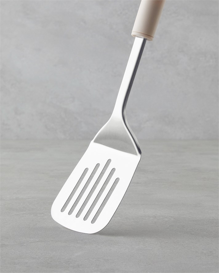 Maisy Paslanmaz Çelik Izgara Spatula 33 cm Krem