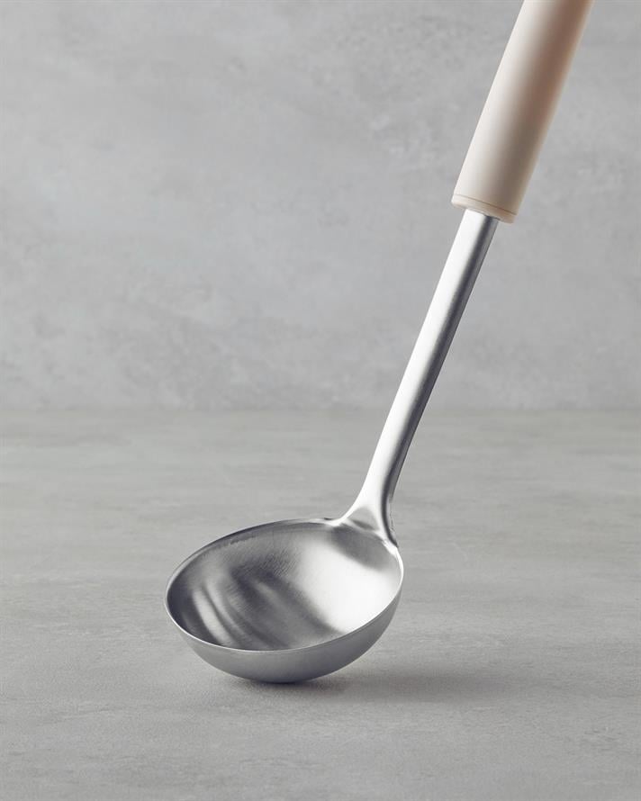 Maisy Paslanmaz Çelik Kepçe 31,5 cm Krem