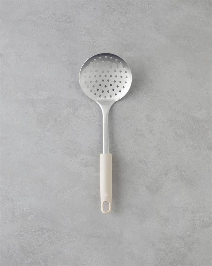 Maisy Paslanmaz Çelik Kevgır 33 cm Krem