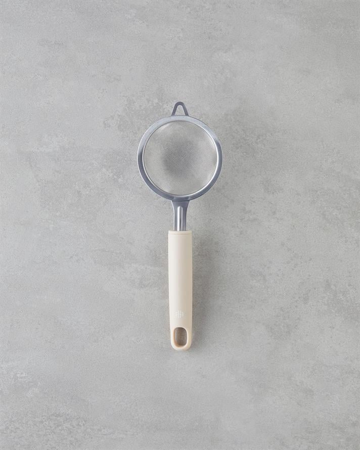 Maisy Paslanmaz Çelik Mini Süzgeç 26 cm Krem