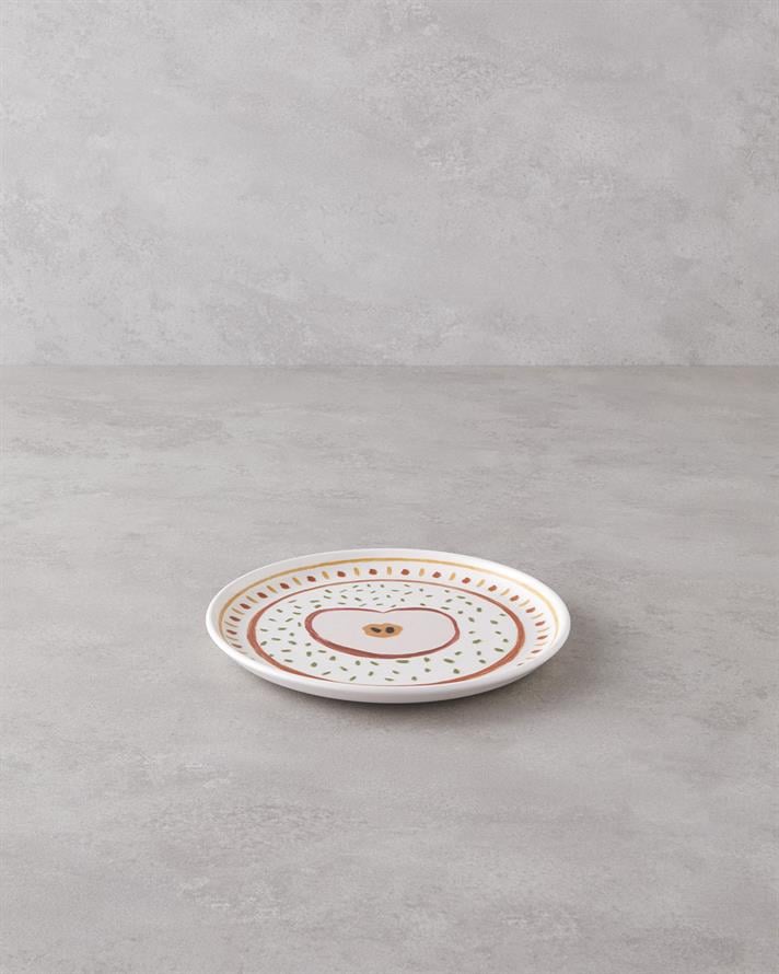 Malic Seramik Pasta Tabağı 20 cm Renkli