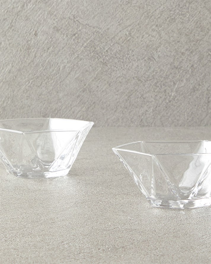 Mara Cam 2li Kase Şeffaf