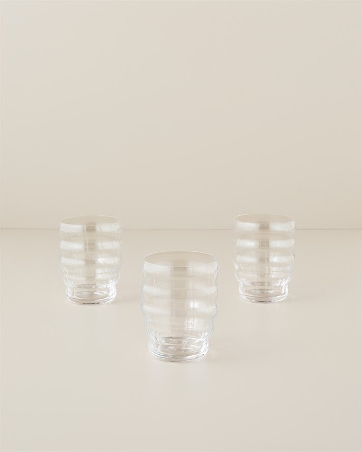 Mareo Cam 3lü Bardak 400 ml Şeffaf