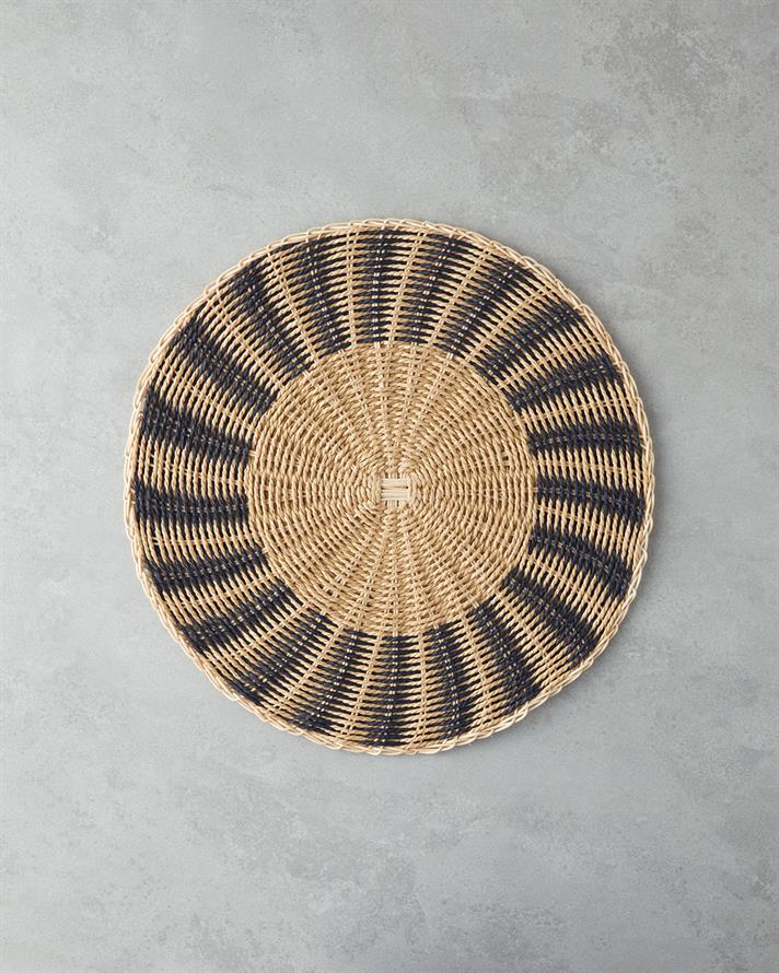 Margon Rattan Amerikan Servis Siyah