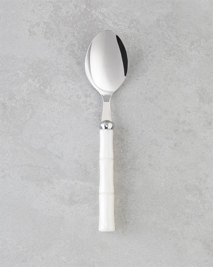 Maria Paslanmaz Çelik Çatal Kaşık Bıçak Takımı 18 Parça 6 Kişilik Krem