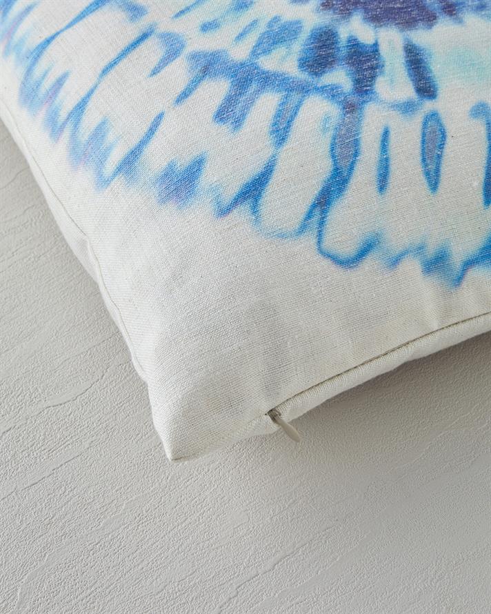 Marine Mia Dijital Baskı Kırlent Kılıfı 45x45 cm Mavi - Yeşil