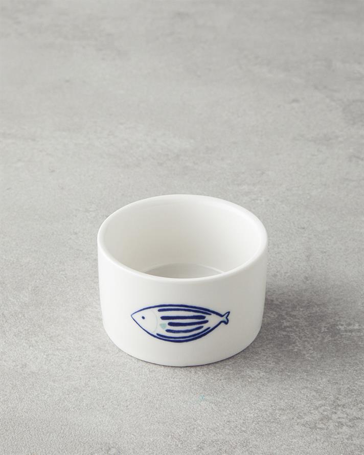 Marinique Stoneware 4lü Çerezlik 6,5 cm Mavi