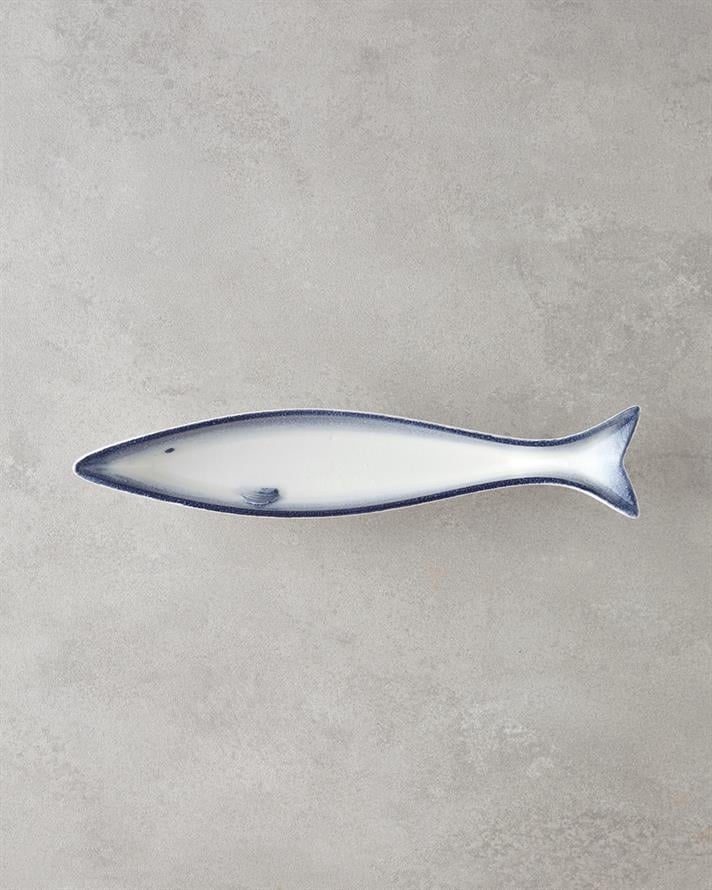 Marinova Porselen Çerezlik Mavi-Beyaz