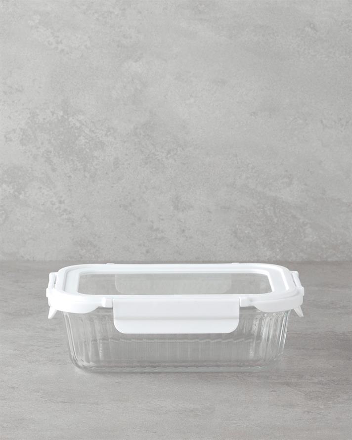 Maris Borosilikat Saklama Kabı Beyaz