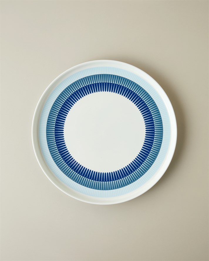 Marivella New Bone China Yemek Takımı 24 Parça 6 Kişilik Mavi