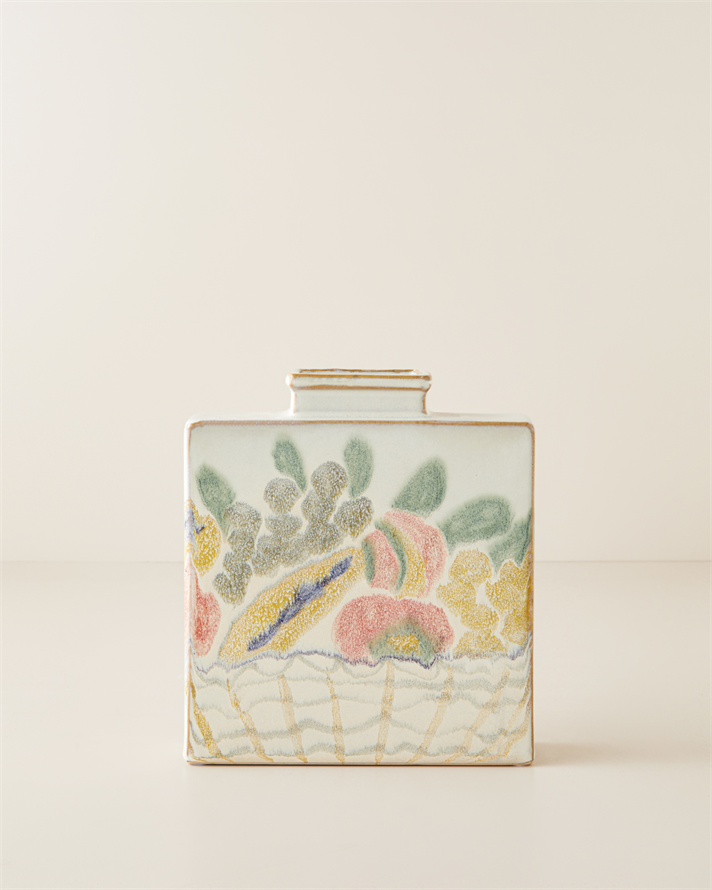 Marsha Seramik Vazo Bej