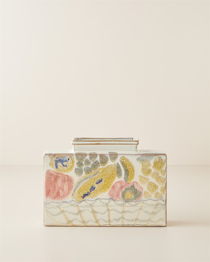 Marsha Seramik Vazo Bej