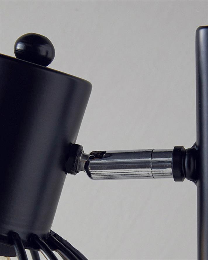 Marvin Metal Abajur Siyah