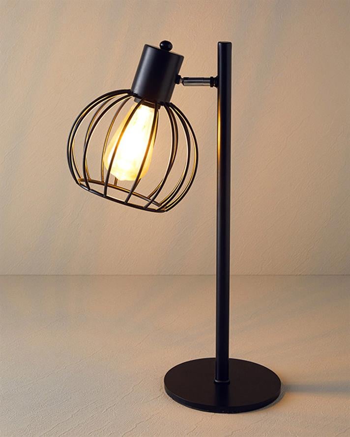 Marvin Metal Abajur Siyah