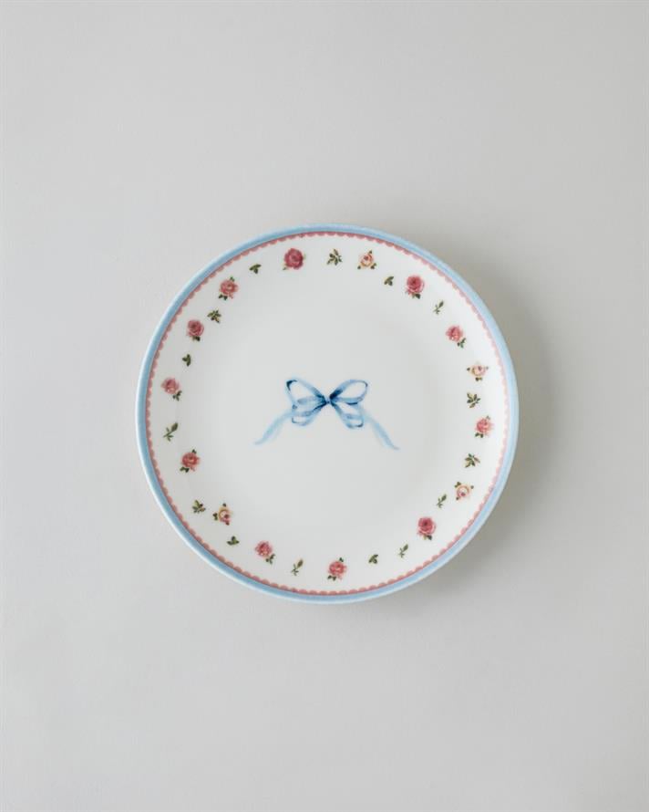 Maze Porselen 6lı Pasta Tabağı 19 cm Renkli