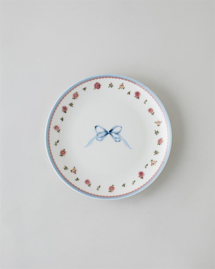 Maze Porselen 6lı Pasta Tabağı 19 cm Renkli