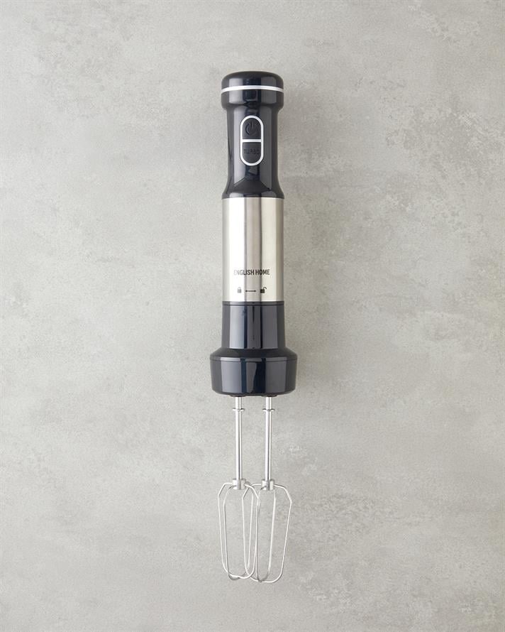 English Home MBS 3010 4 Bıçaklı Mini Blender Seti 1500W Siyah-Krom