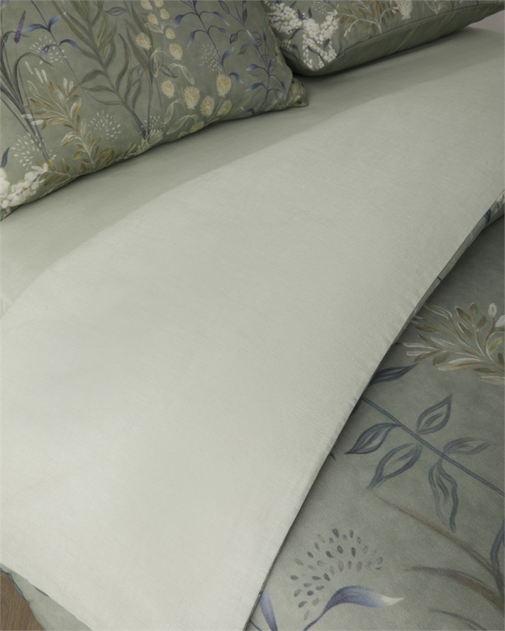 Meadow Spirit Dijital Baskılı Kolay Ütülenir Tek Kişilik Çarşaflı Nevresim Takımı 160x220 cm Koyu Yeşil