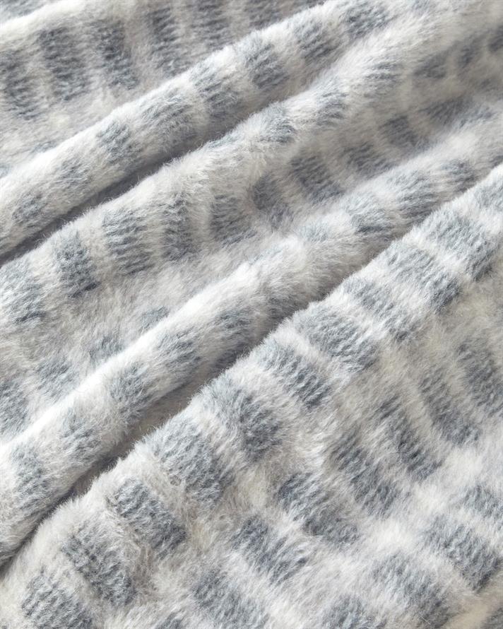 Medley Akrilik Pamuklu Tv Battaniye 130x170 cm Antrasit